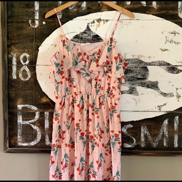 Bohemian Floral Summer Maxi Dress S M L NWT - Picture 4 of 6